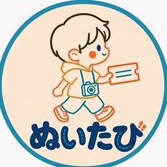 ぬいたびのキャラクターバッジ